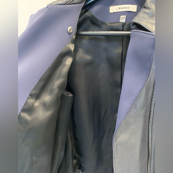 JBrand Aiah lamb leather moto jacket. Size Small - Picture 11 of 11